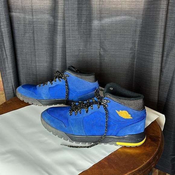 Nike Air Jordan 1 Retro Trek Boots Royal Blue size 12 - Picture 2 of 7